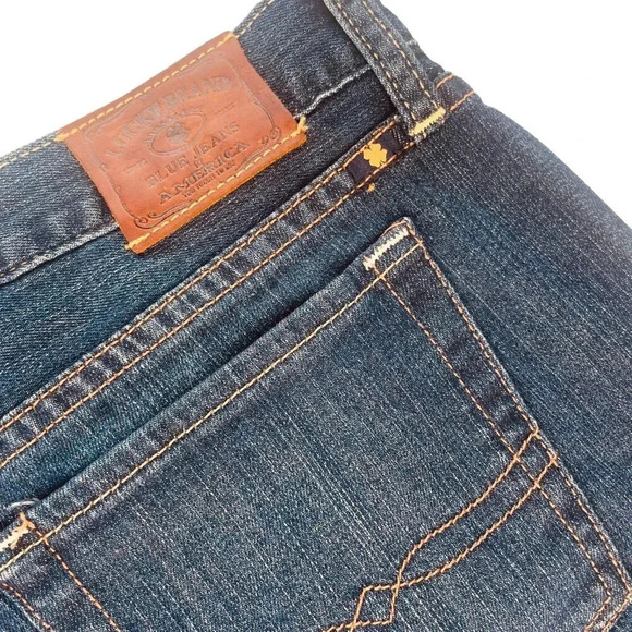 Lucky Brand Women's Medium Wash Abbey Short Denim Jean Shorts - Picture 12 of 12